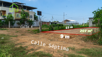 7ma. Séptima y R Calle, Parroquia Urbana Santa Rosa, El Oro, 0 , 0 ,0,Solar,En Venta,Séptima y R,1066